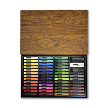 オイルパステル（木目調ギフトボックス） 48+2色